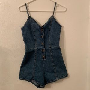 H&M denim romper